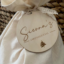 Load image into Gallery viewer, PERSONALISED CHRISTMAS EVE BOX/BAG TAGS