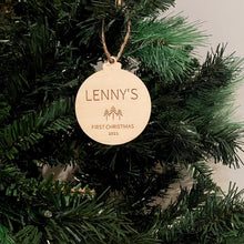 Load image into Gallery viewer, BABES FIRST CHRISTMAS ORNAMENT