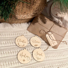 Load image into Gallery viewer, PERSONALISED CHRISTMAS ORNAMENTS