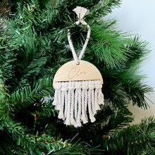 Load image into Gallery viewer, BOHO CHRISTMAS ORNAMENT -PERSONALISED