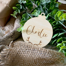 Load image into Gallery viewer, PERSONALISED CHRISTMAS ORNAMENTS