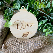 Load image into Gallery viewer, PERSONALISED CHRISTMAS ORNAMENTS