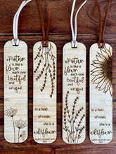 Load image into Gallery viewer, MOTHER&#39;S DAY BAMBOO BOOKMARKS
