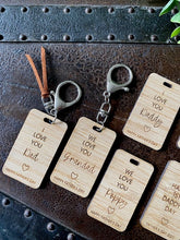 Load image into Gallery viewer, FATHER&#39;S DAY BAMBOO KEYTAGS
