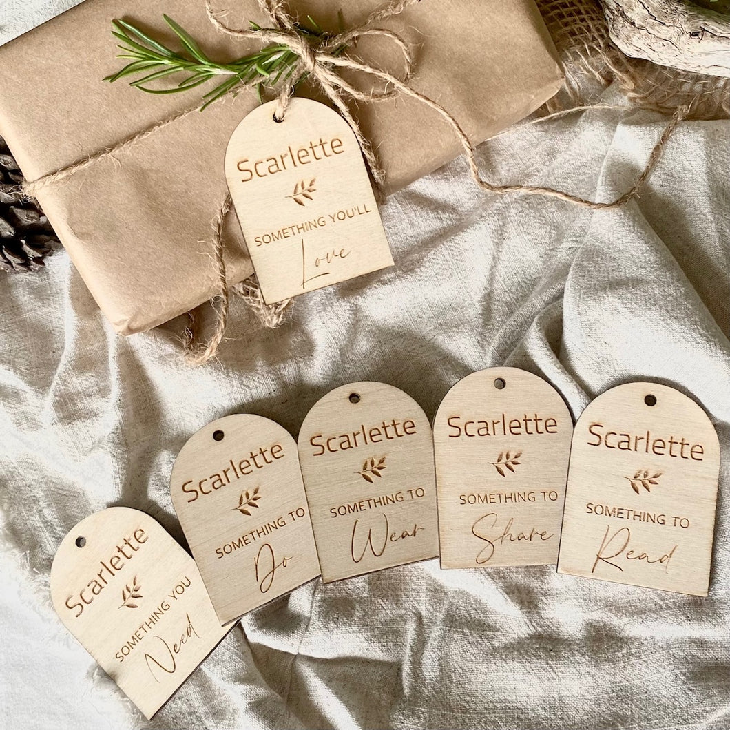 PERSONALISED MINDFUL GIFTING TAGS-SET OF 6