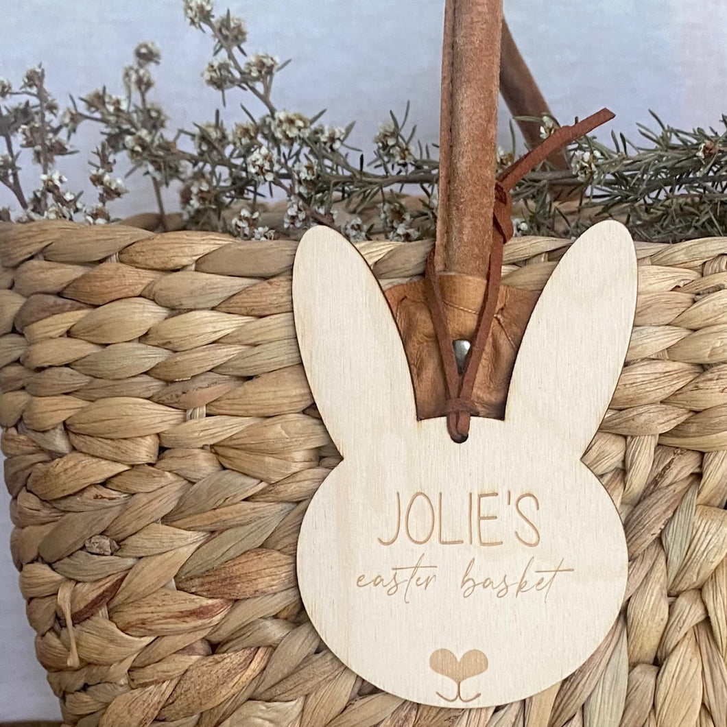 PERSONALISED EASTER BASKET TAG