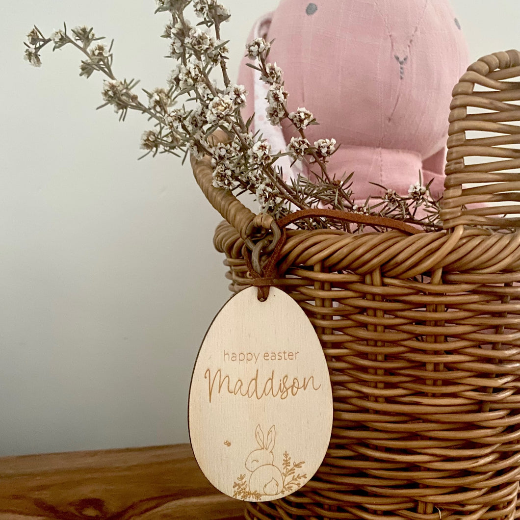 PERSONALED EGG GIFT TAG